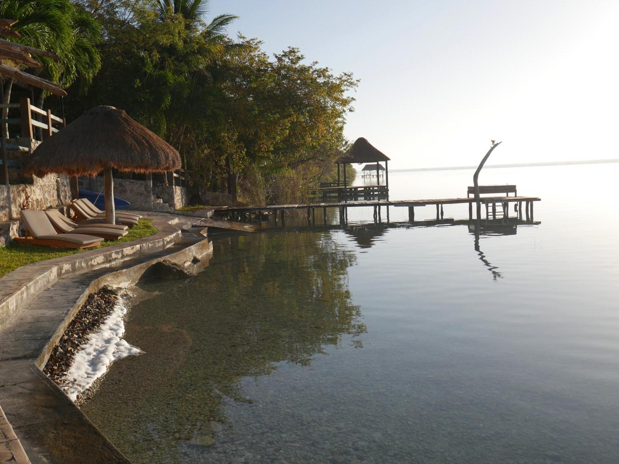 Villa Santuario Lake Front Oasis Bacalar Extérieur photo